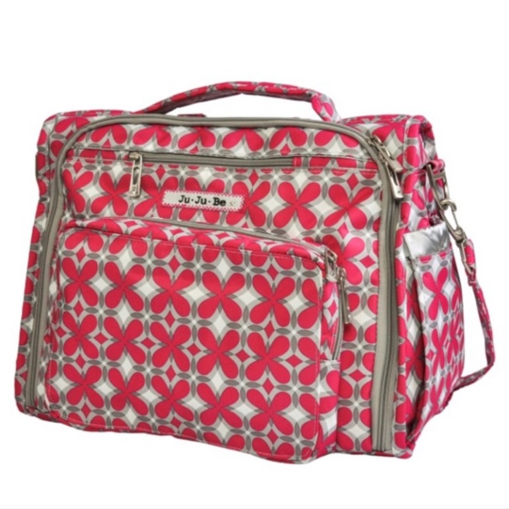 Ju-Ju-Be Pink Pinwheel Bag/Backpack
